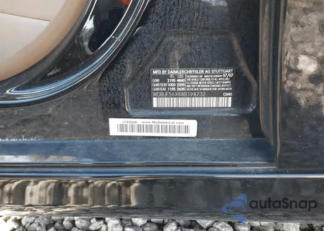 2008 Mercedes-Benz E 350 из США, поврежденный, VIN WDBUF56X88B198732